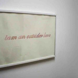 I am an outsider here