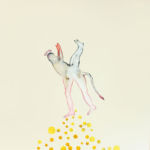 ONCE UPON A TIME... III, 2013 watercolor on paper gold leaf 22 karat auction